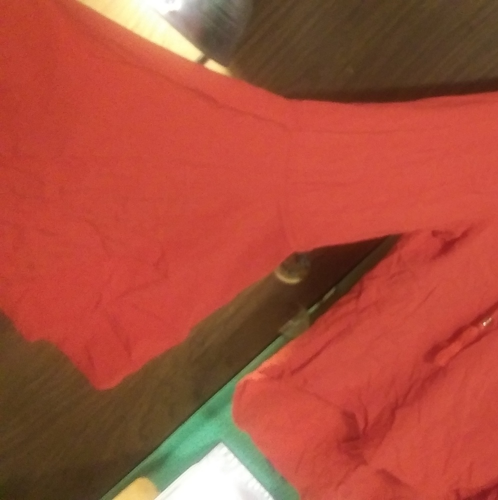 Penelope XL Burnt orange flared sleeve blouse